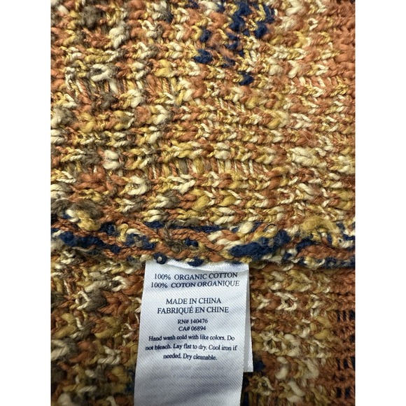 Faherty B.YELLOWTAIL Women's Lodge Cardigan Aztec Cotton Coat Boho.Sz S - Picture 12 of 13